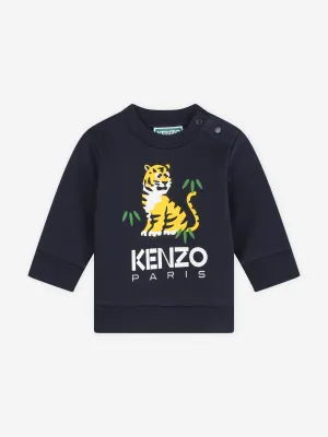 KENZO Baby Boys Kotora Logo Sweatshirt in Navy