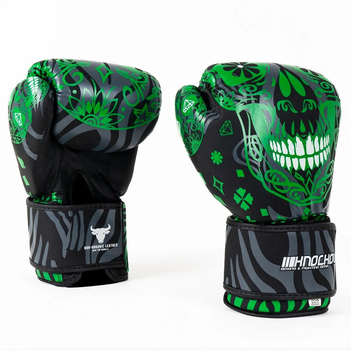 Knockout  Skull Boxing Gloves