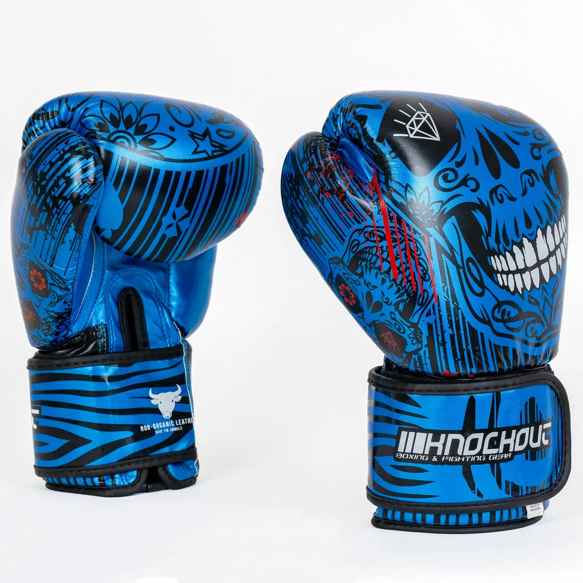 Knockout  Skull Boxing Gloves