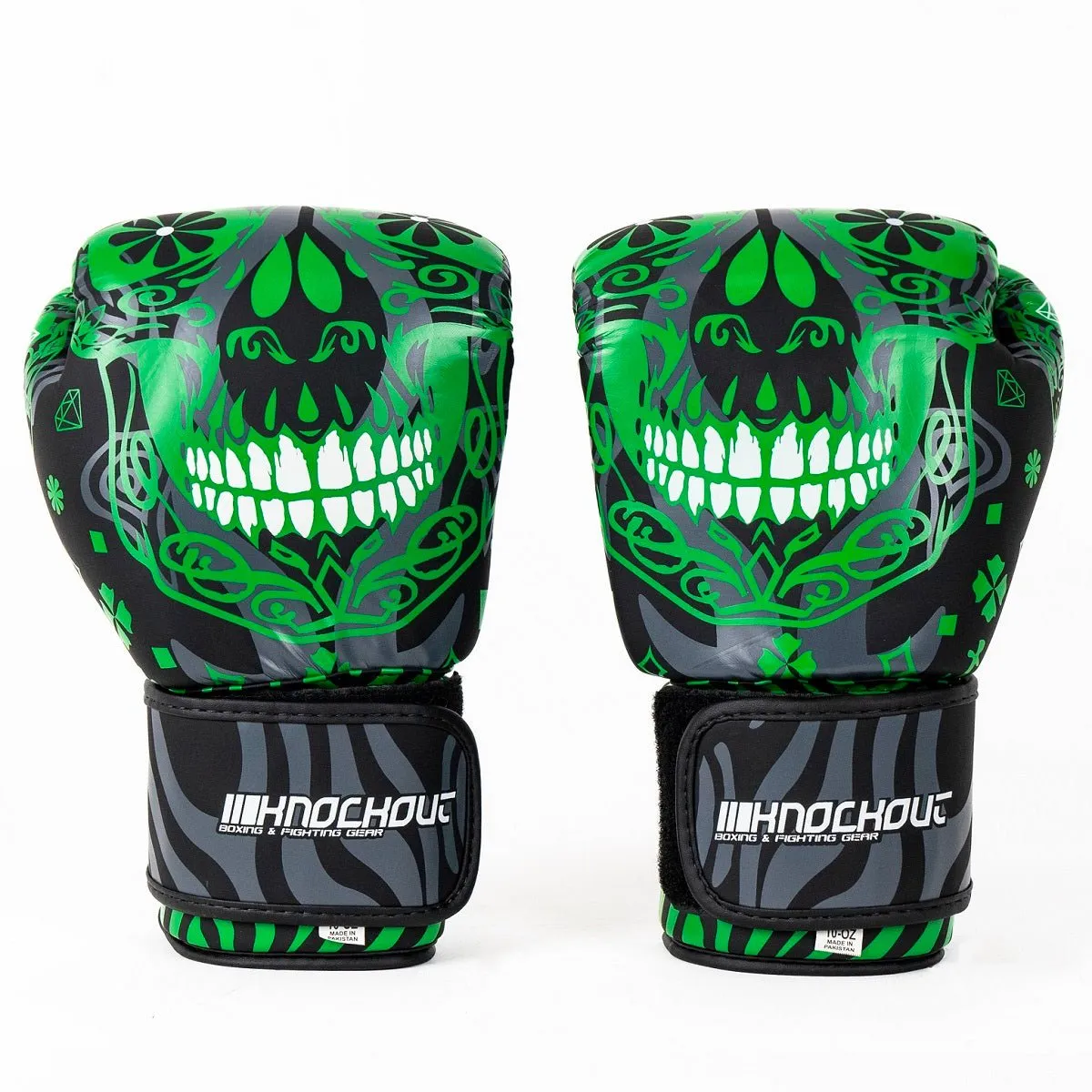 Knockout  Skull Boxing Gloves