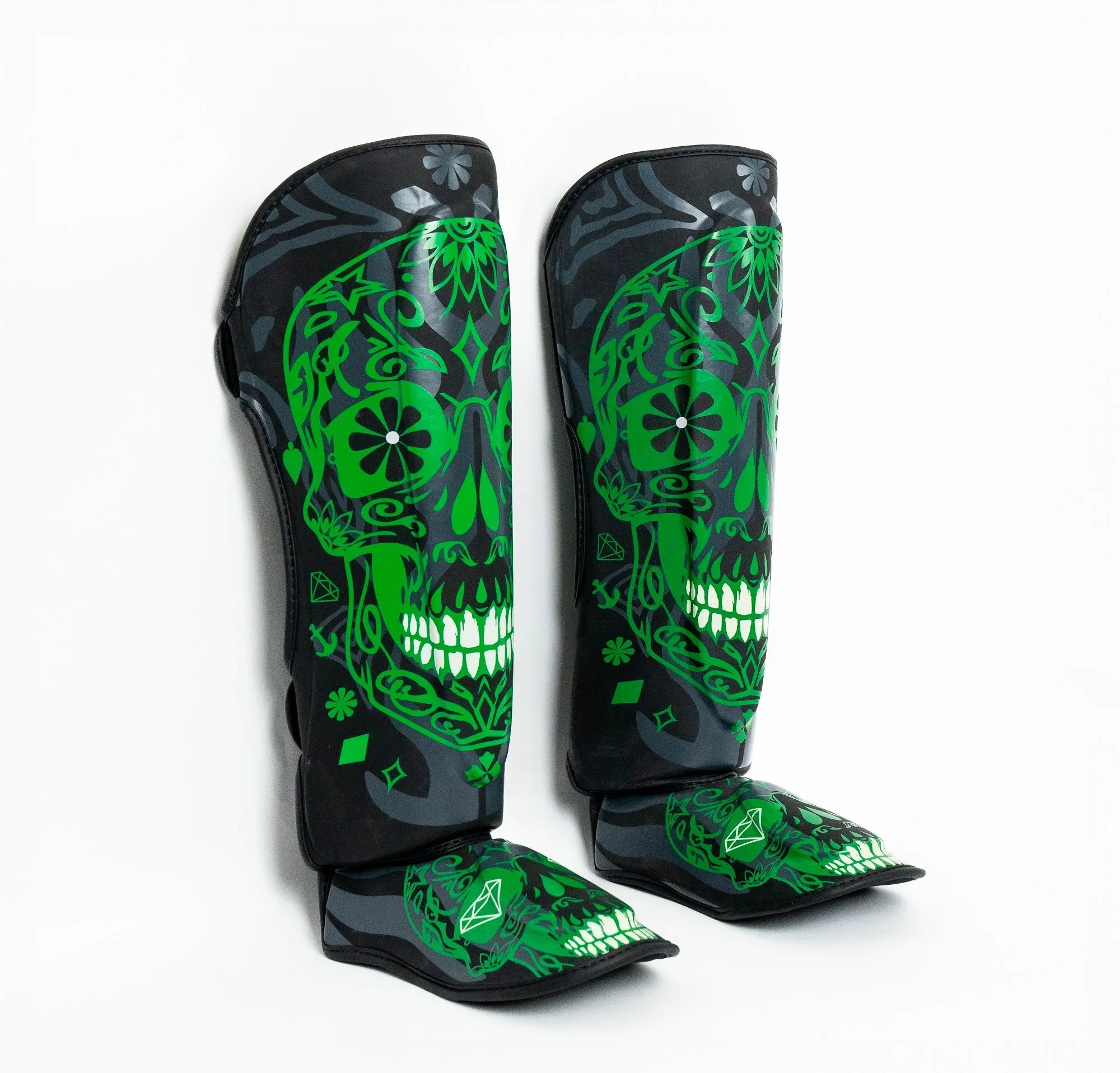 Knockout Skull Kickboxing  Shin Guards