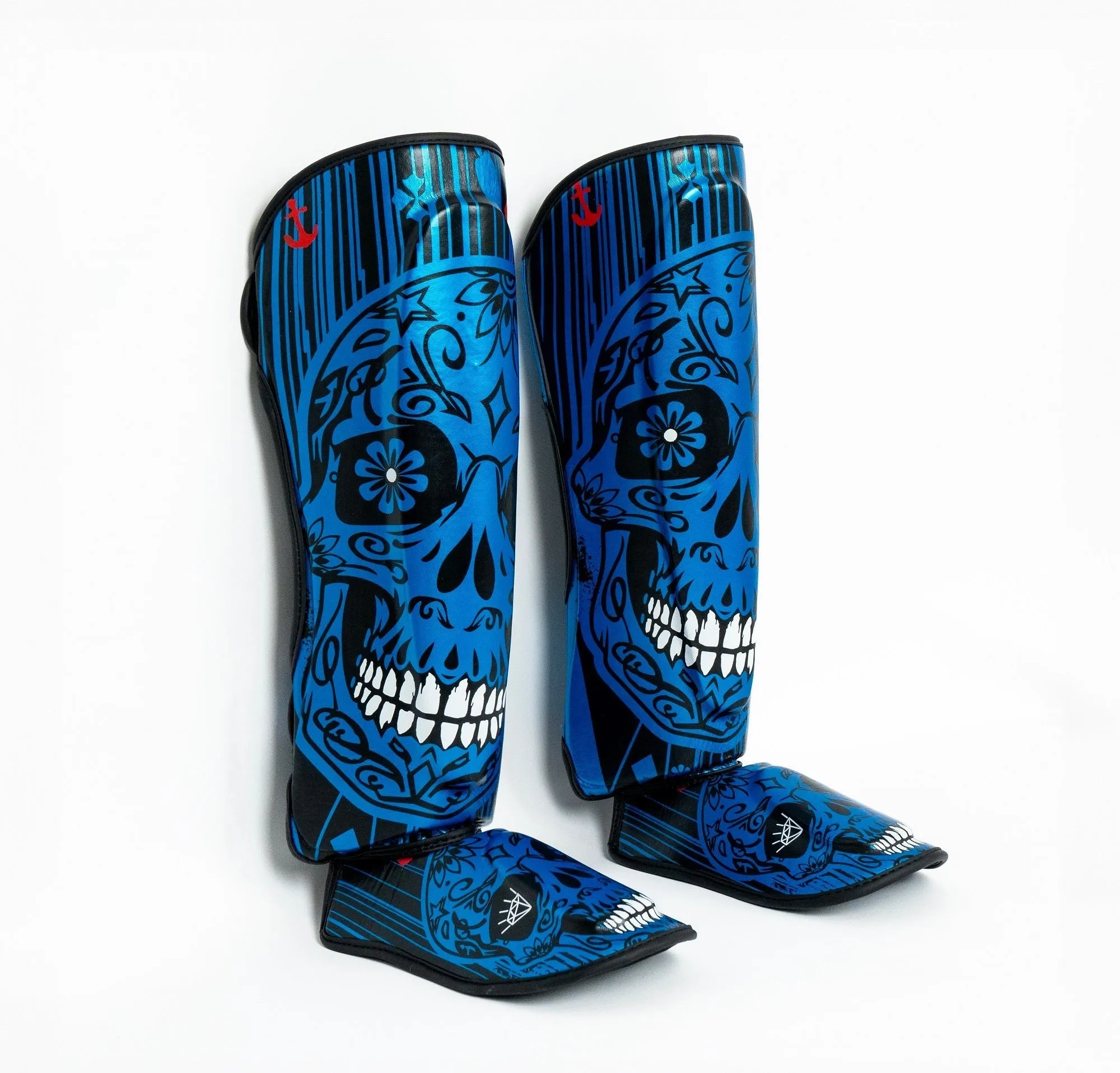 Knockout Skull Kickboxing  Shin Guards