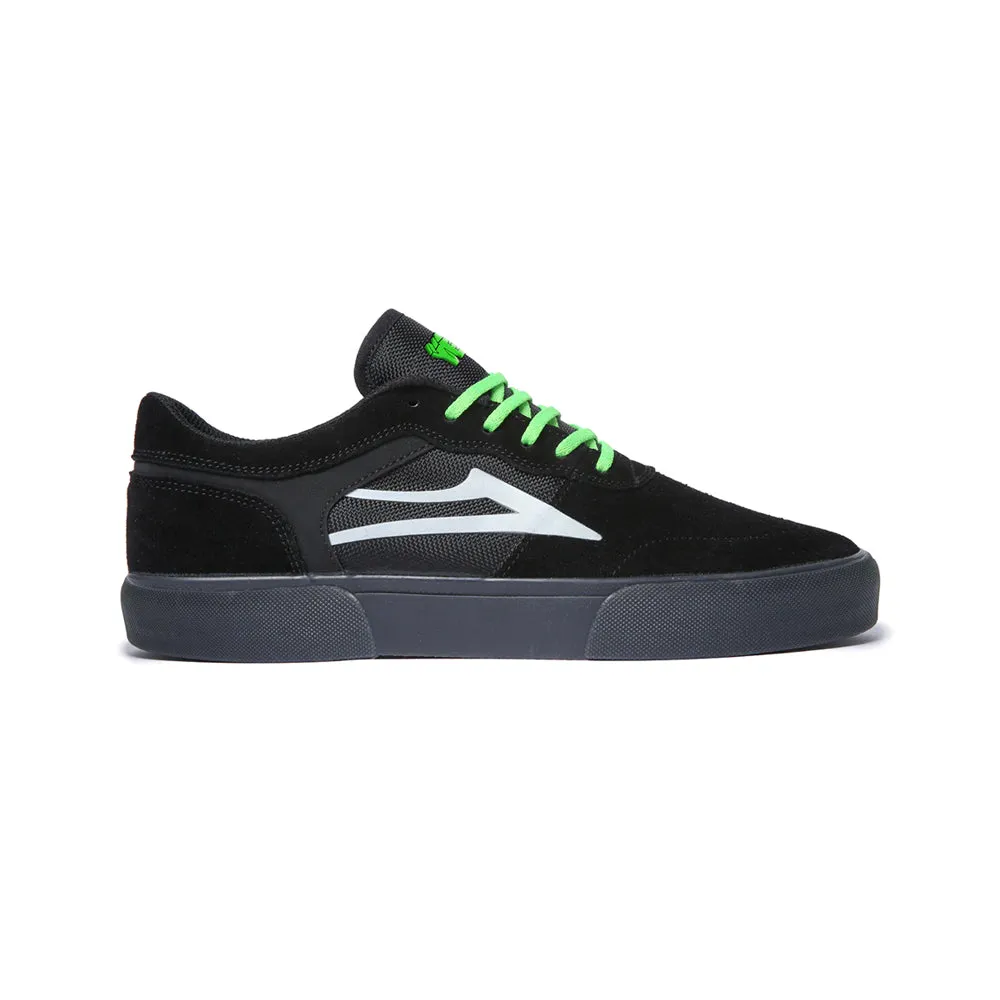 LAKAI STAPLE // BLACK/ UV GREEN SUEDE