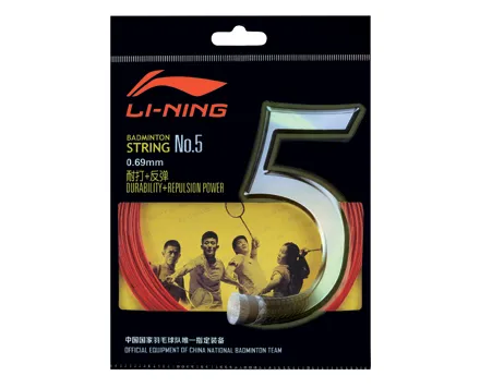 Li Ning BADMINTON STRING NO. 5 SINGLE ROLL [AXJJ006]