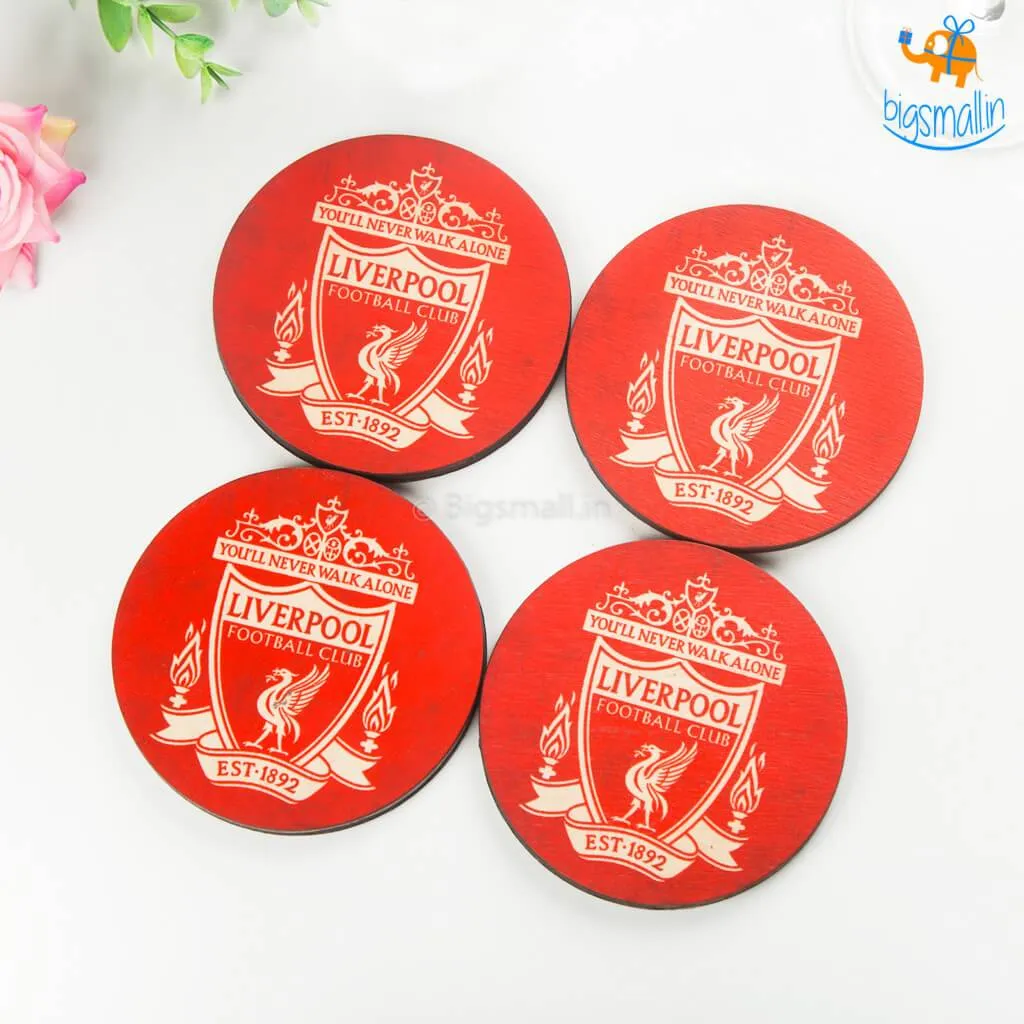 Liverpool Wooden Coasters - Set of 4