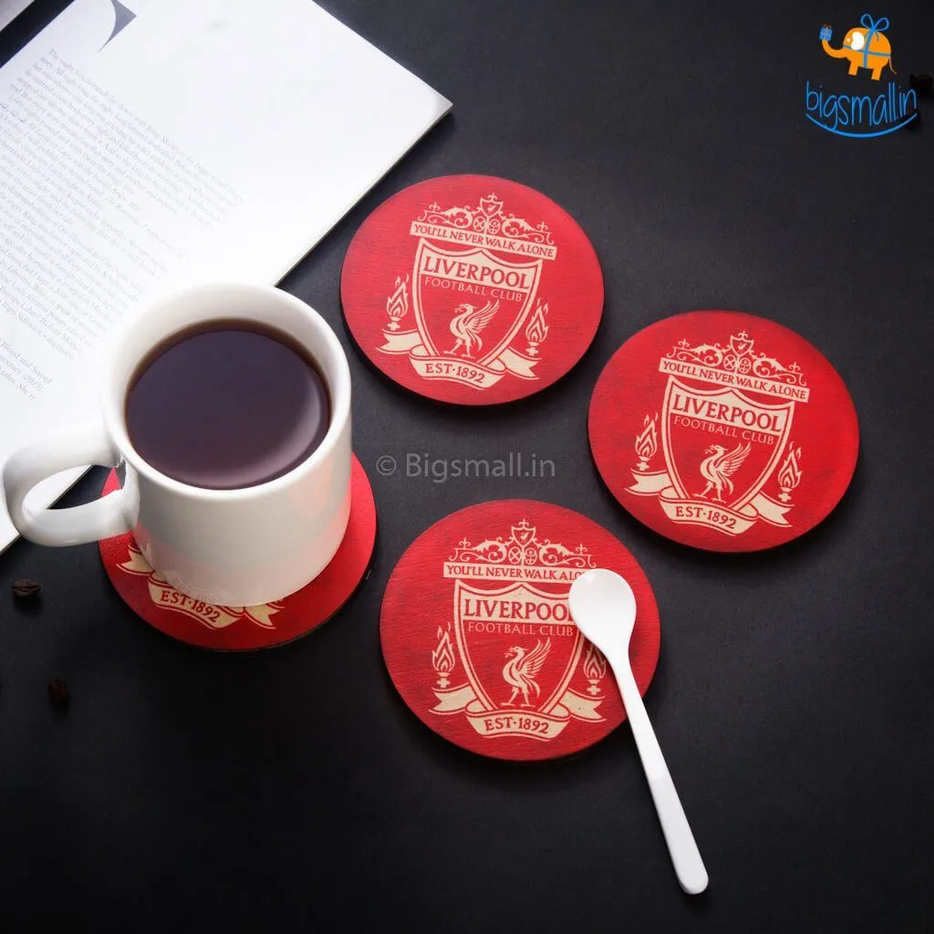 Liverpool Wooden Coasters - Set of 4