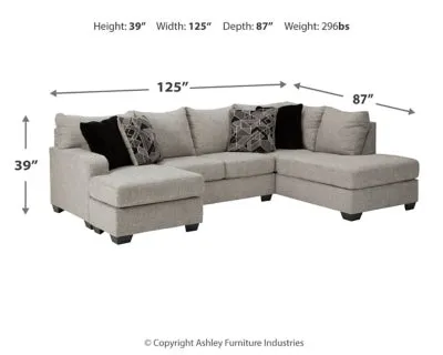 Megginson 2-Piece Sectional with Chair and Ottoman