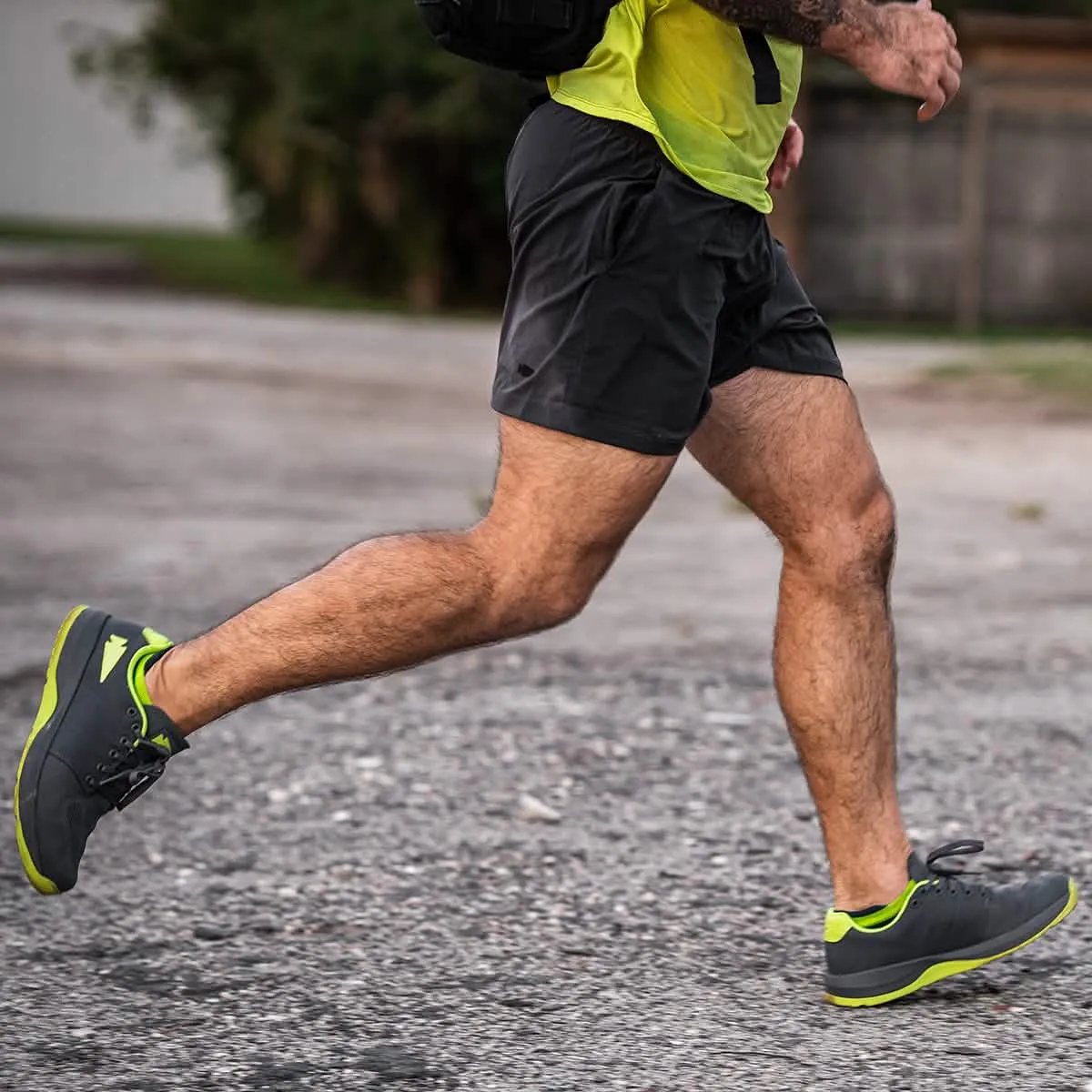 Men's Ballistic Trainers - Wolf Grey   Acid Lime W / Acid Lime Reflective Spearhead