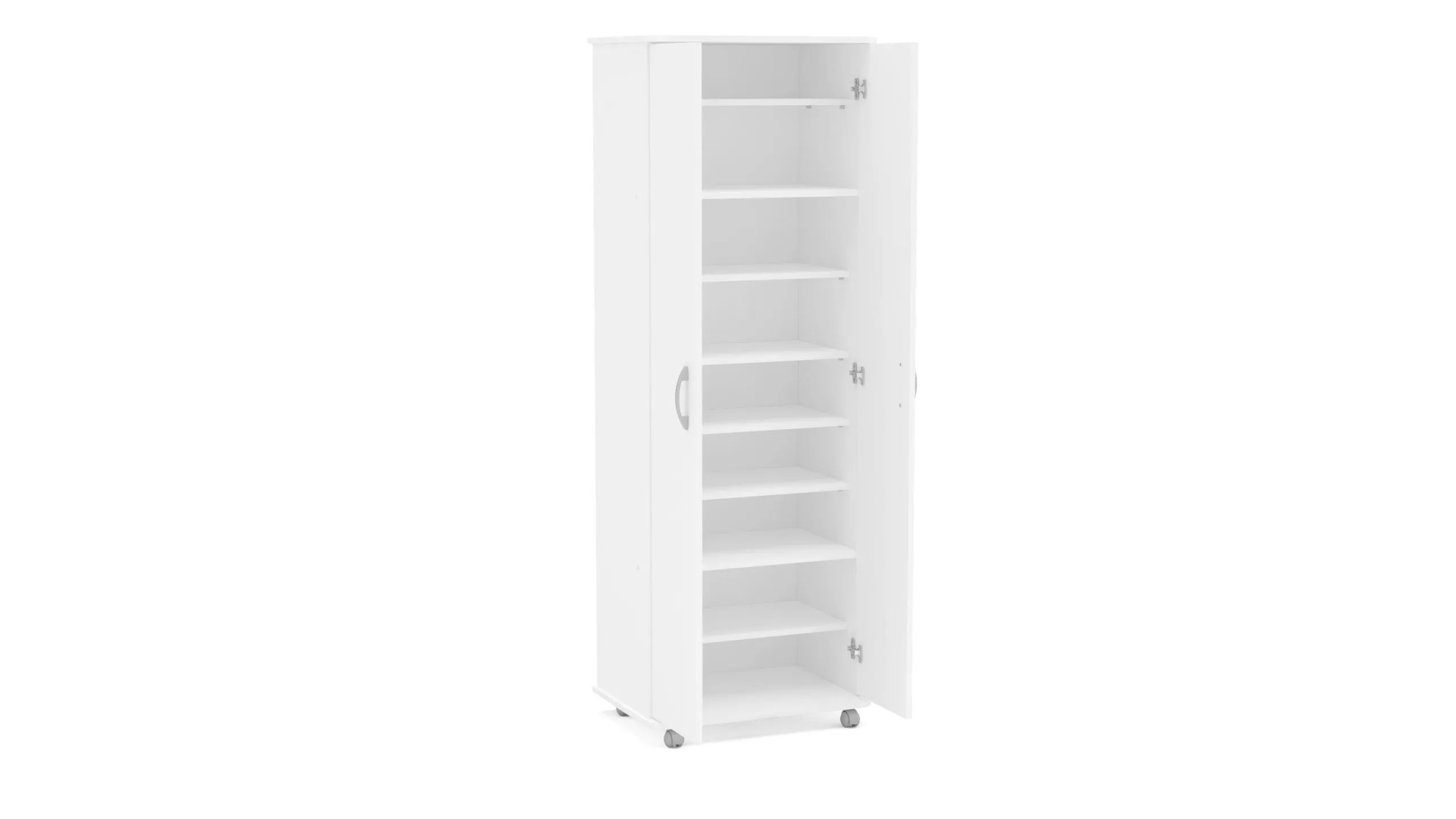 Multi-Functional White Cabinet