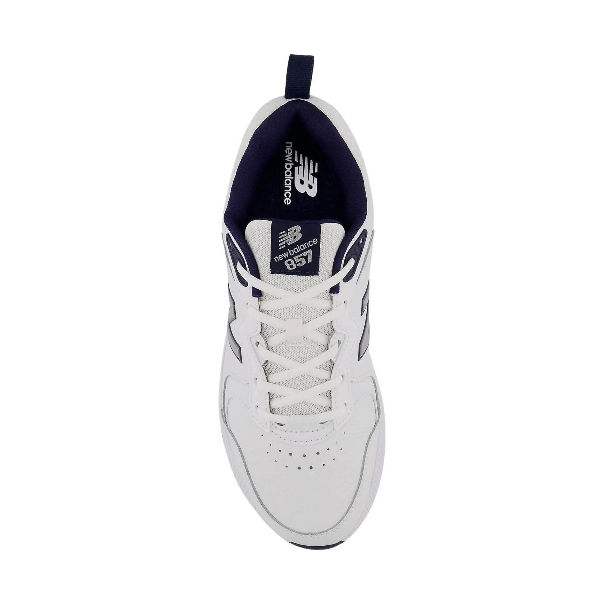 New Balance Men's 857V3 Training Shoes - White/Navy