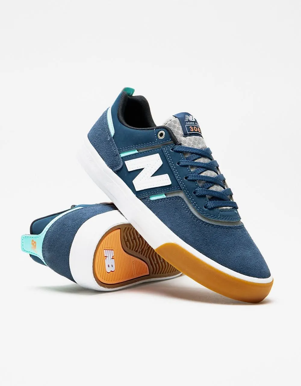 New Balance Numeric 306 Skate Shoes - Navy/White