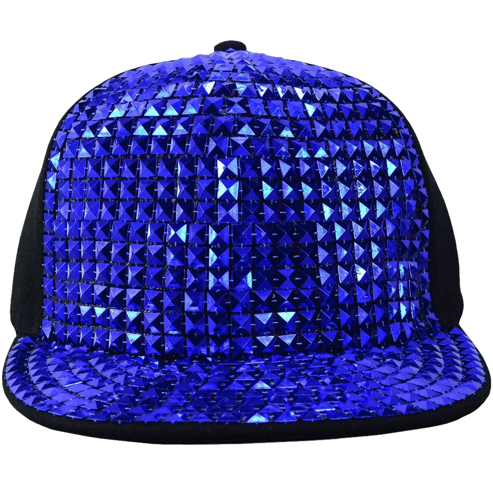 New Flat Hat Baseball Cap Hat Hip-hop Fashion Sequins