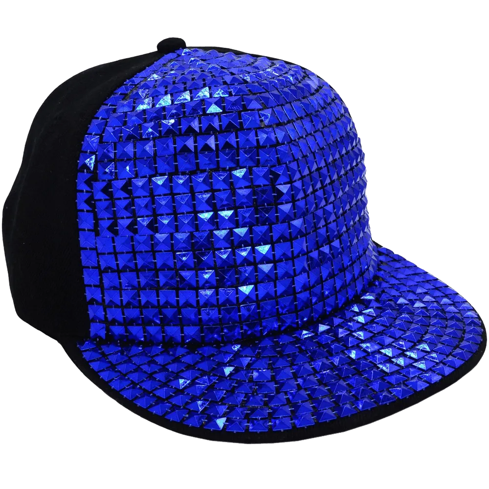 New Flat Hat Baseball Cap Hat Hip-hop Fashion Sequins