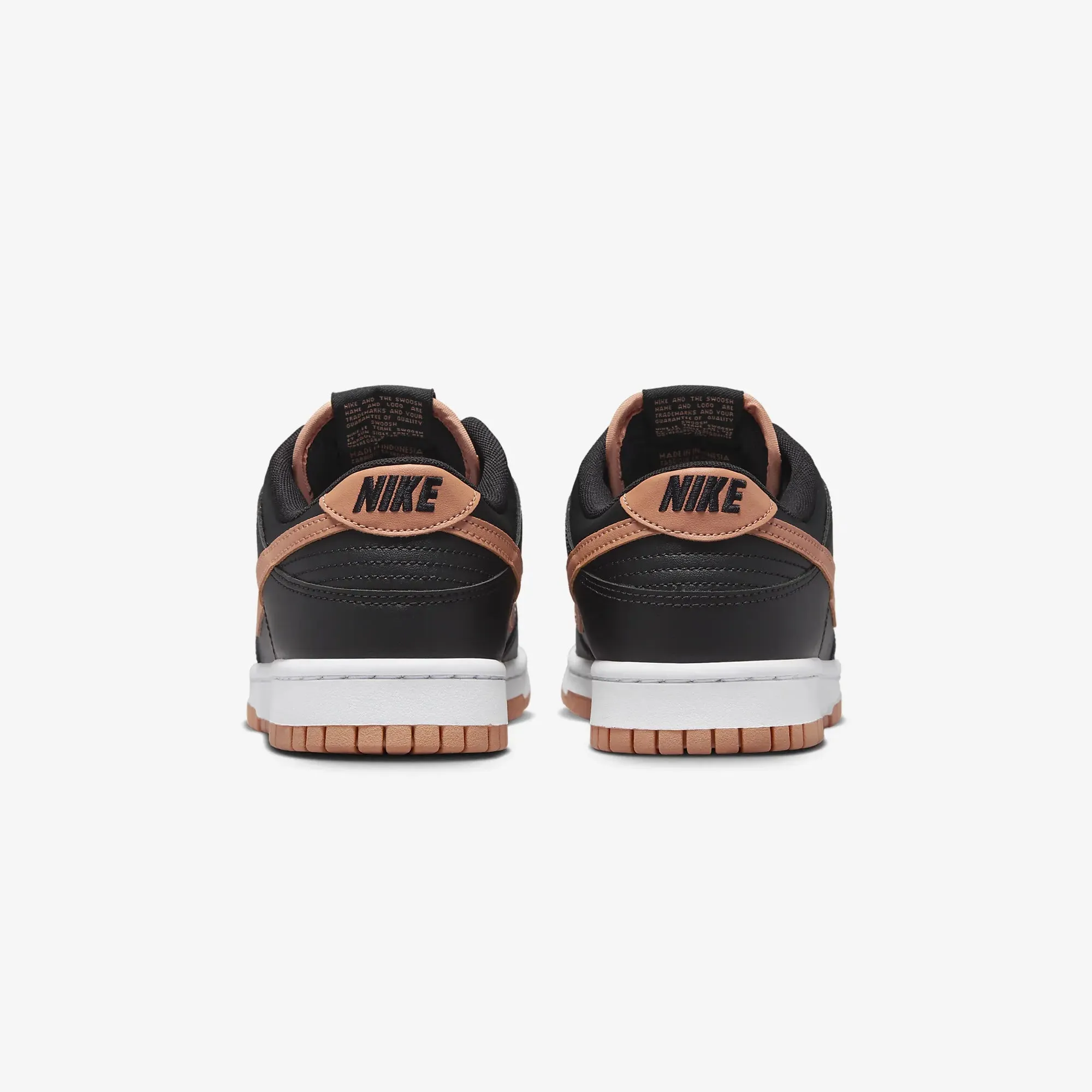 Nike | DUNK LOW RETRO  { BLACK/AMBER BROWN-BLACK-WHITE