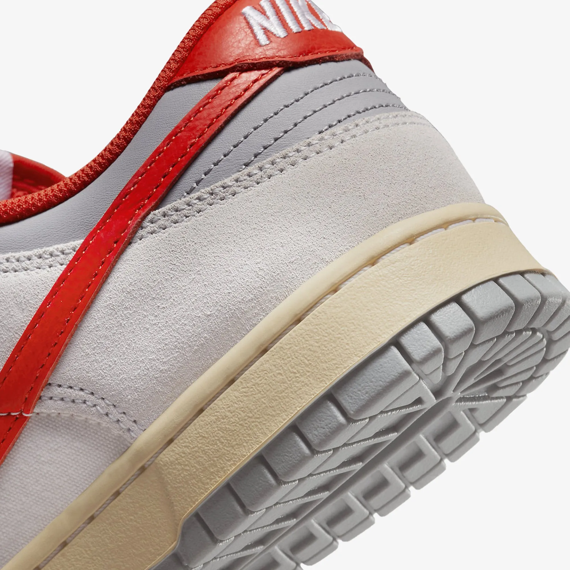 Nike | DUNK LOW { SAIL/PICANTE RED-PHOTON DUST