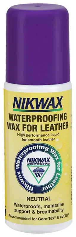 NikWax 741 WATERPROOFING WAX FOR LEATHER - LIQUID BROWN