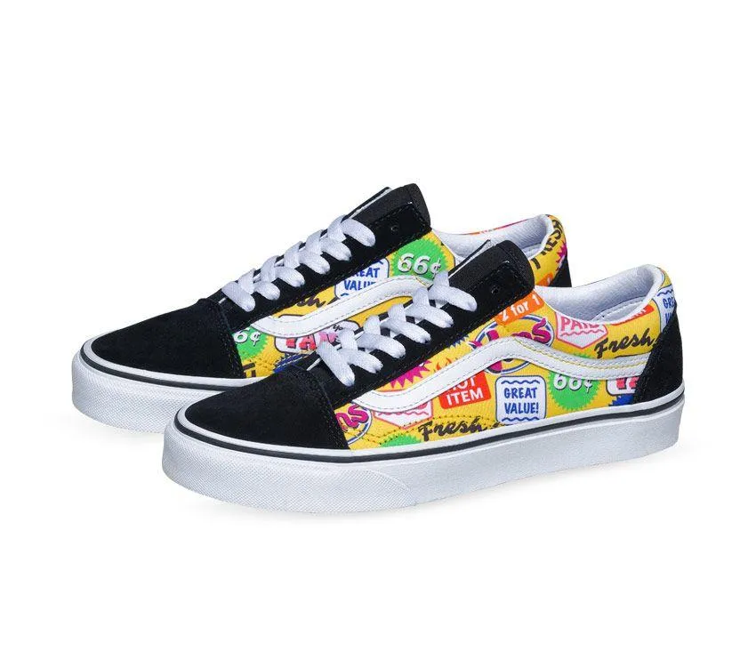 OLD SKOOL RETRO MART MULTI BLACK