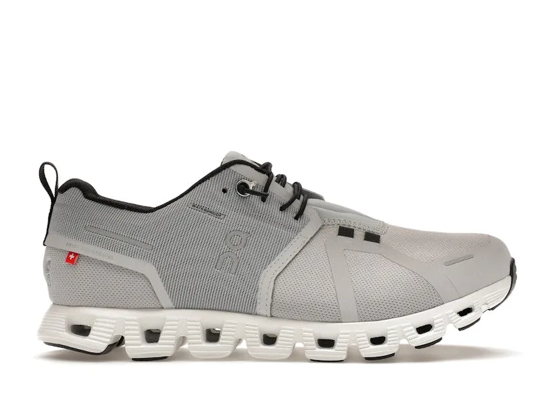 On Running Cloud 5 Waterproof Glacier Grey White (Women'S)