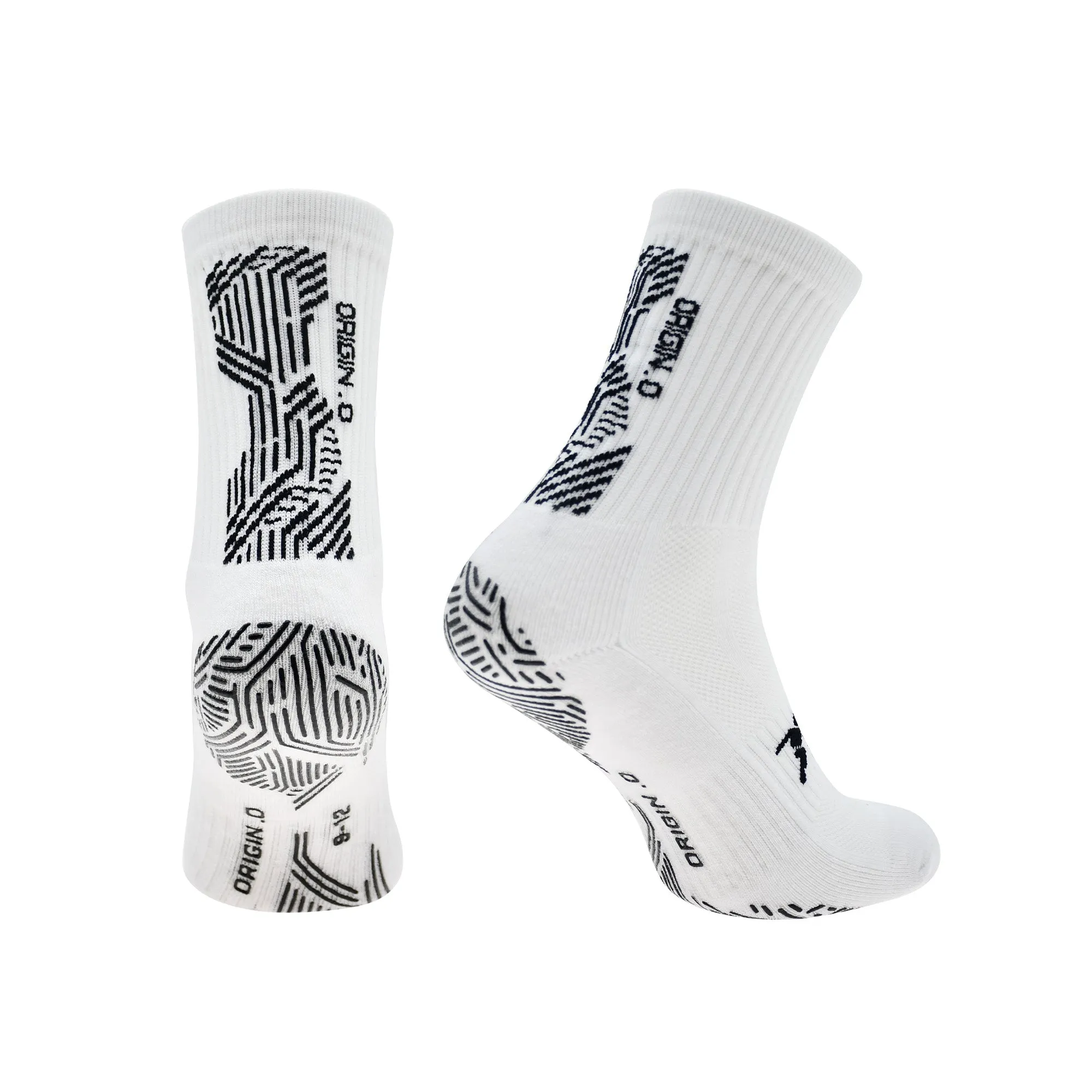 Origin.0 Grip Socks (White)