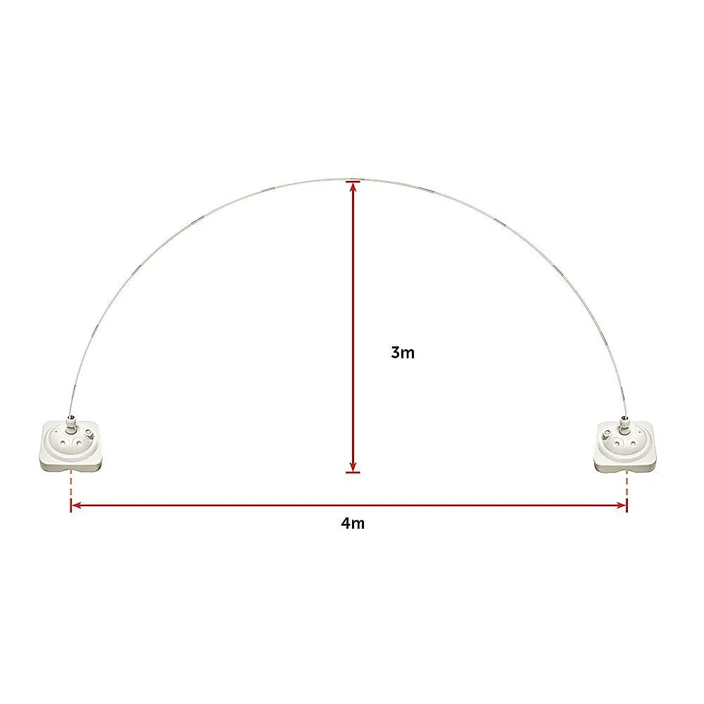 Plastic Balloon Arch & Column Kit for Events - 3x4m Set