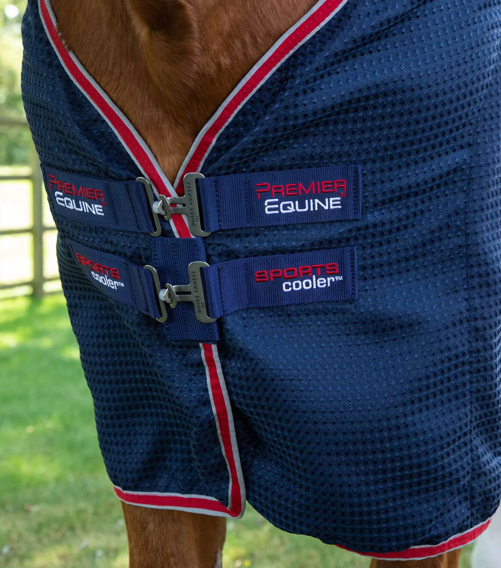 Premier Equine Sports Cooler Rug Navy