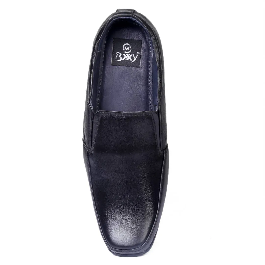 Premium Black Faux Leather Formal Shoe For Men