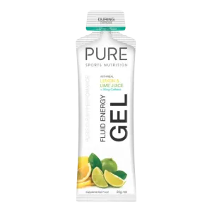 Pure Sports Nutrition - Fluid Energy Gels - Lemon Lime (with caffeine)