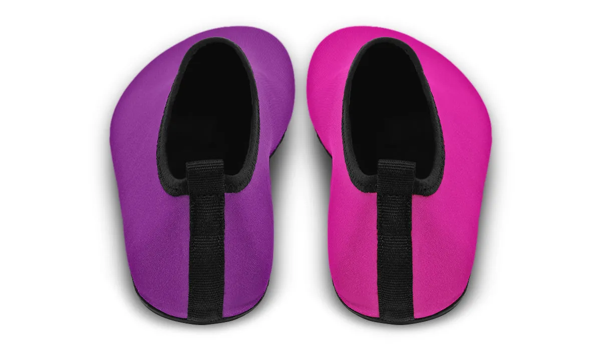 Purple And Pink Mismatch Water Shoes