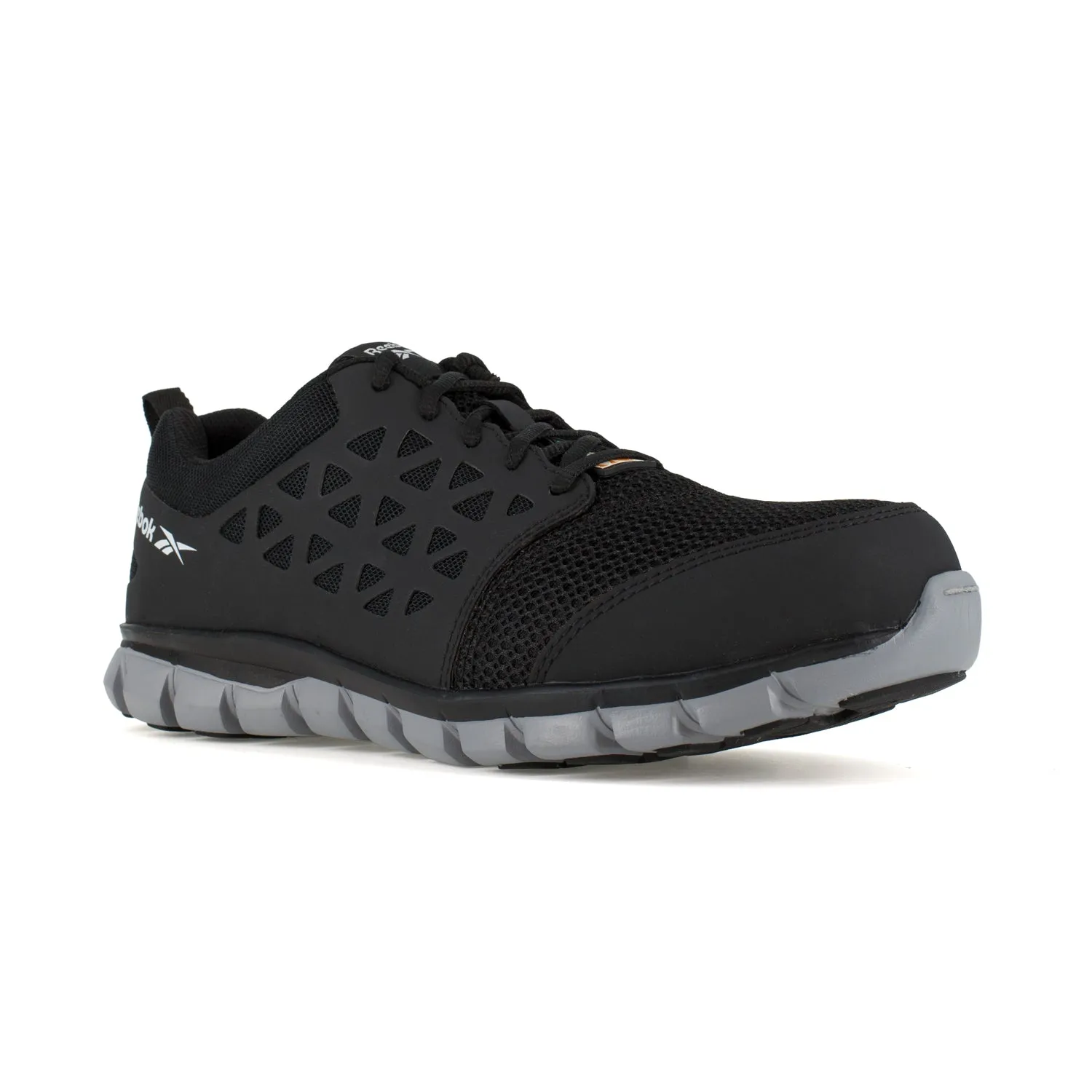 Reebok Mens Black Textile Work Shoes Sublite Cushion CT Athletic