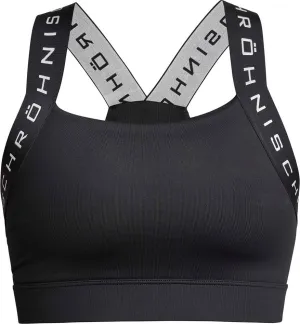 Röhnisch Women&#x27;s Kay Sports Bra Black | Buy Röhnisch Women&#x27;s Kay Sports Bra Black here | Outnorth