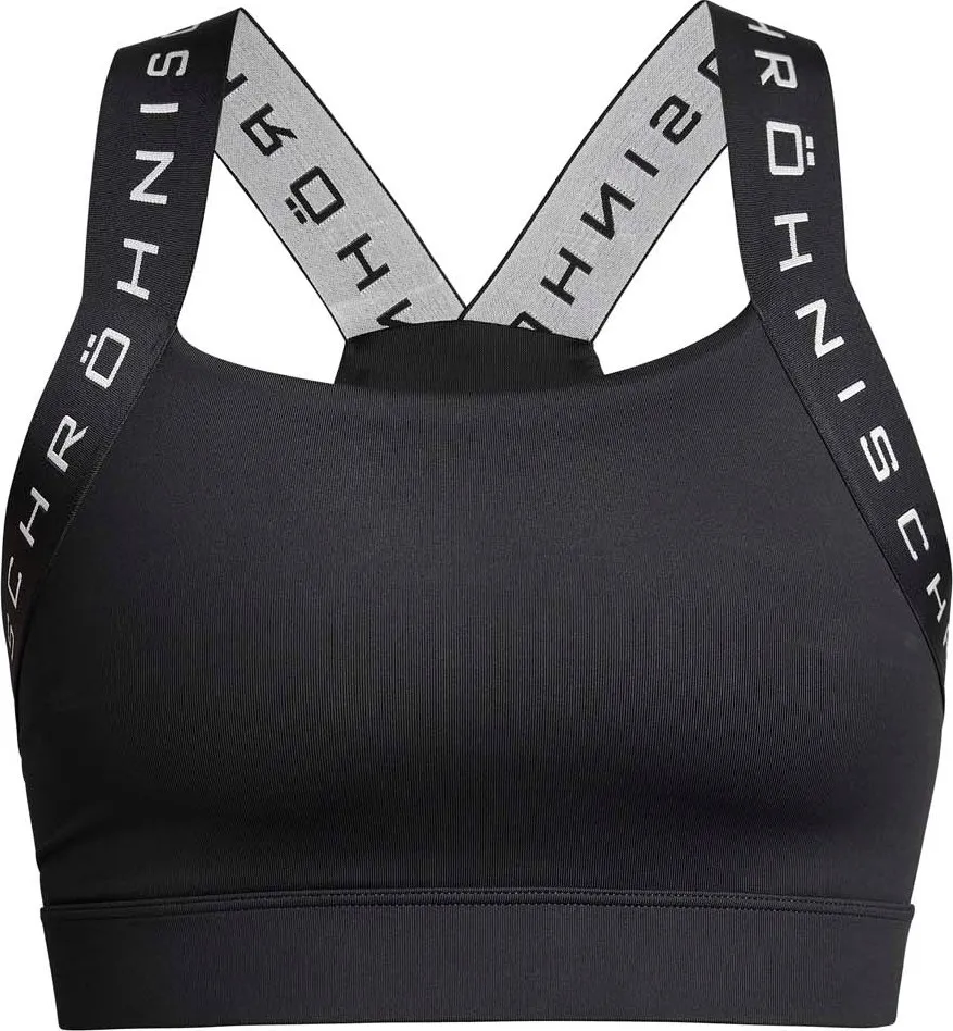 Röhnisch Women&#x27;s Kay Sports Bra Black | Buy Röhnisch Women&#x27;s Kay Sports Bra Black here | Outnorth