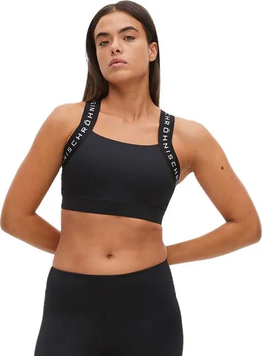 Röhnisch Women&#x27;s Kay Sports Bra Black | Buy Röhnisch Women&#x27;s Kay Sports Bra Black here | Outnorth