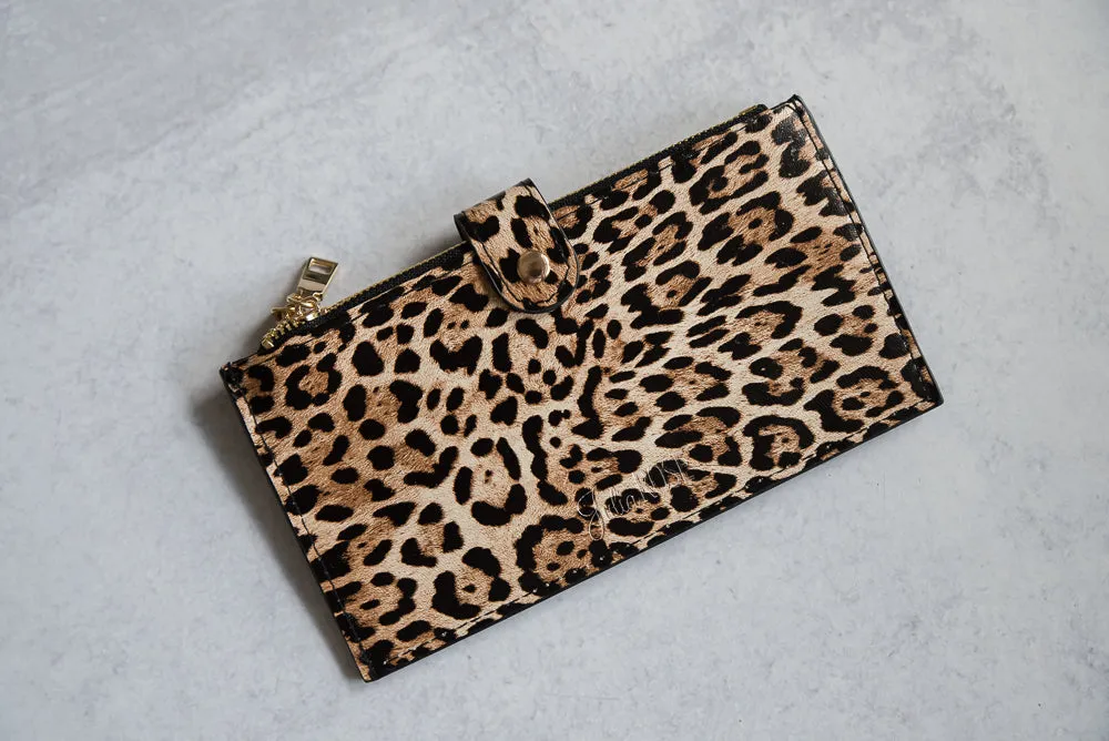 Rich Girl Wallet in Leopard [Online Exclusive]