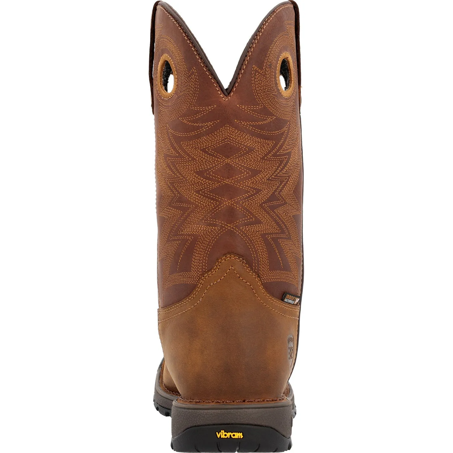 Rocky Mens Brown Leather Legacy 32 Western EH Cowboy Boots