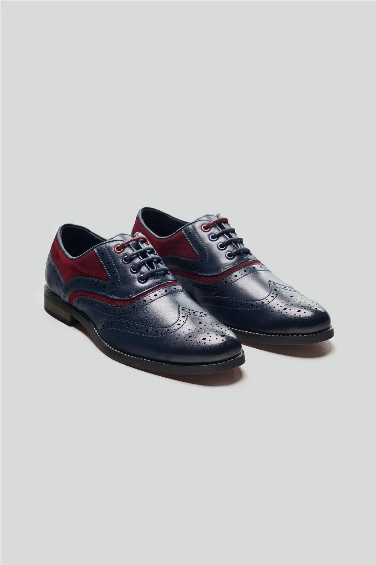 Russel Boys Navy/Red Shoes