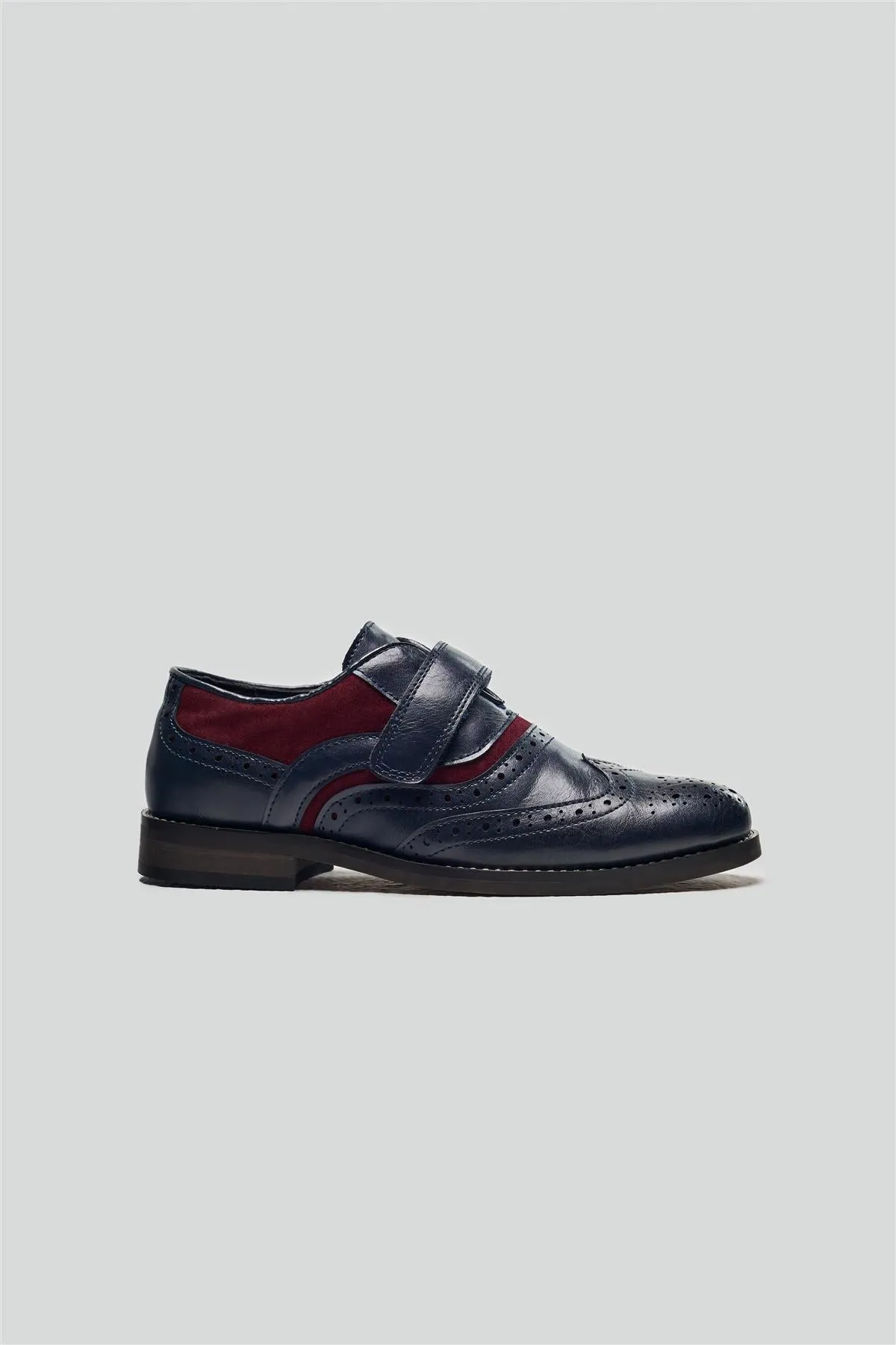 Russel Boys Navy/Red Shoes