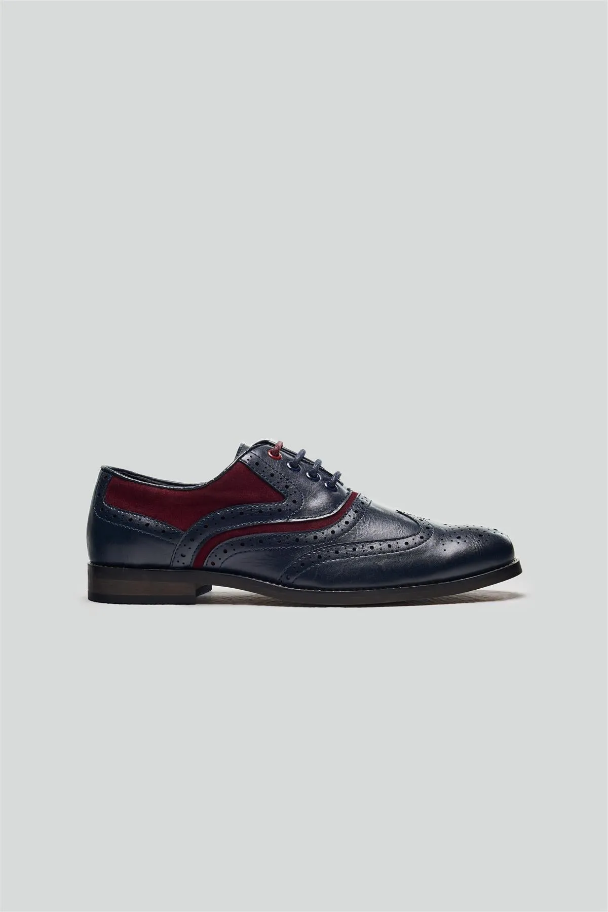 Russel Boys Navy/Red Shoes