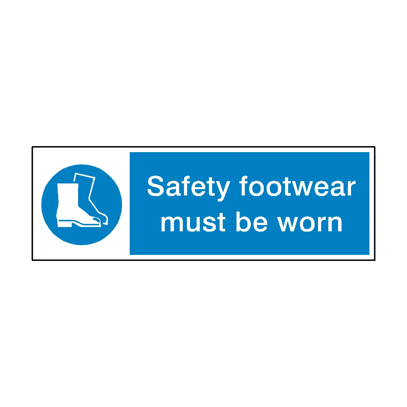 Safety Footwear Sign