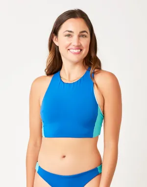 Sanitas Colorblock Top: Royal Blue w. Ceramic/Kaleidoscope - FINAL SALE