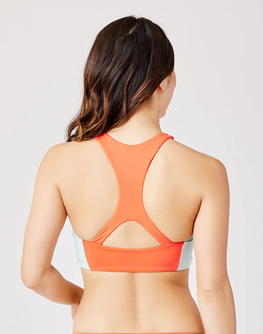 Sanitas Colorblock Top: Sunset w. Sea Glass