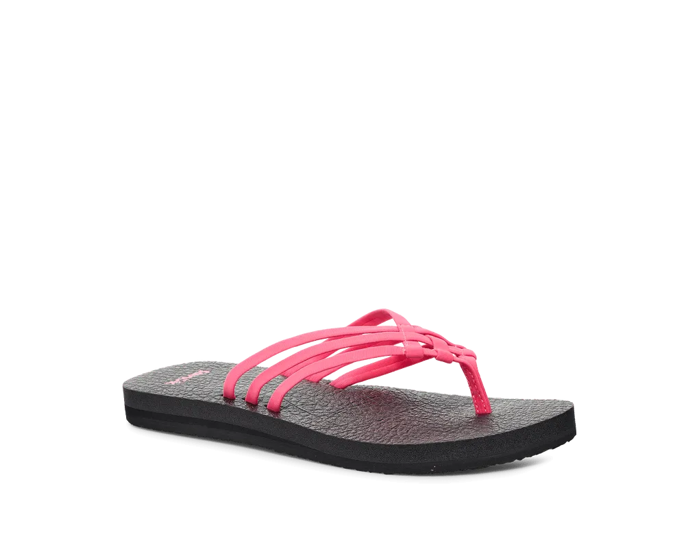 Sanuk Women’s Yoga Sandy Sandal Hot Pink