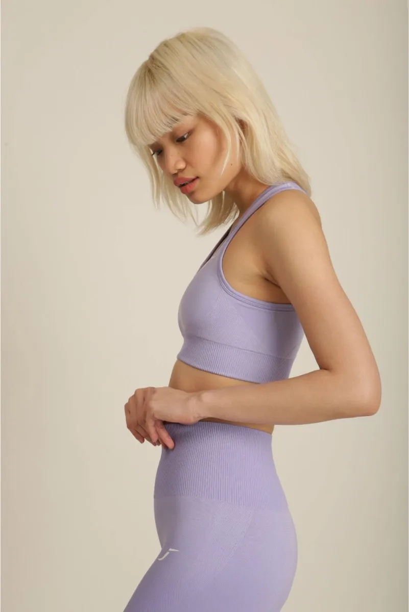 Seamless Sports Bra - Lilac