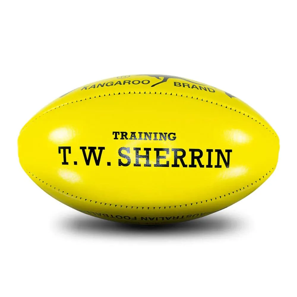 Sherrin Kangaroo Brand Vegan Tan Yellow Ball size 5