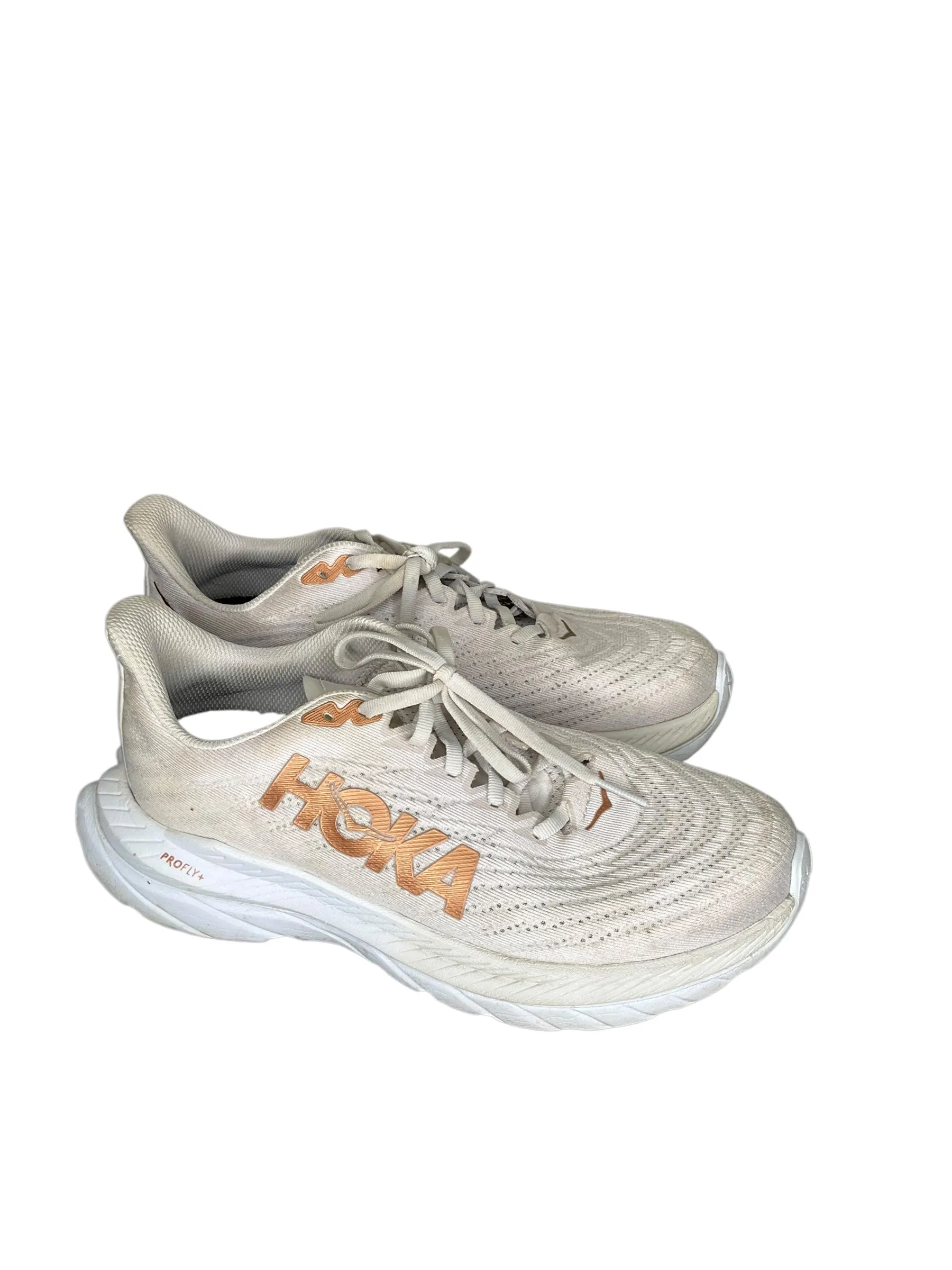 Shoes Athletic By Hoka In White, Size: 8