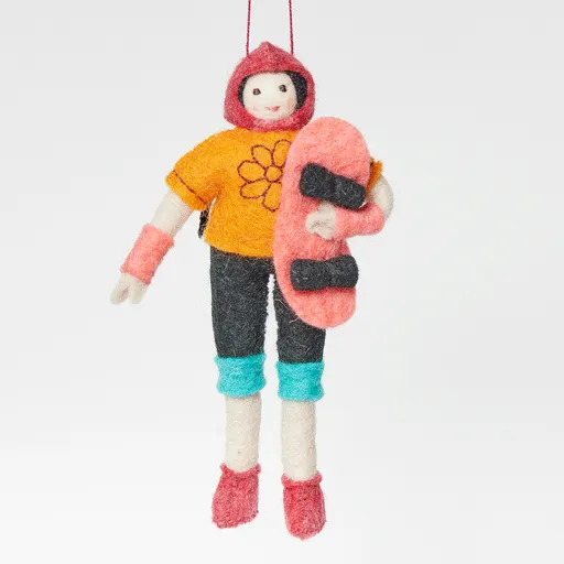 Skater Girl Ornament