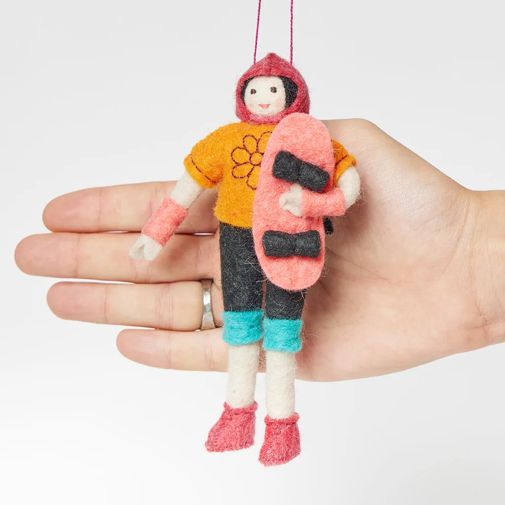 Skater Girl Ornament