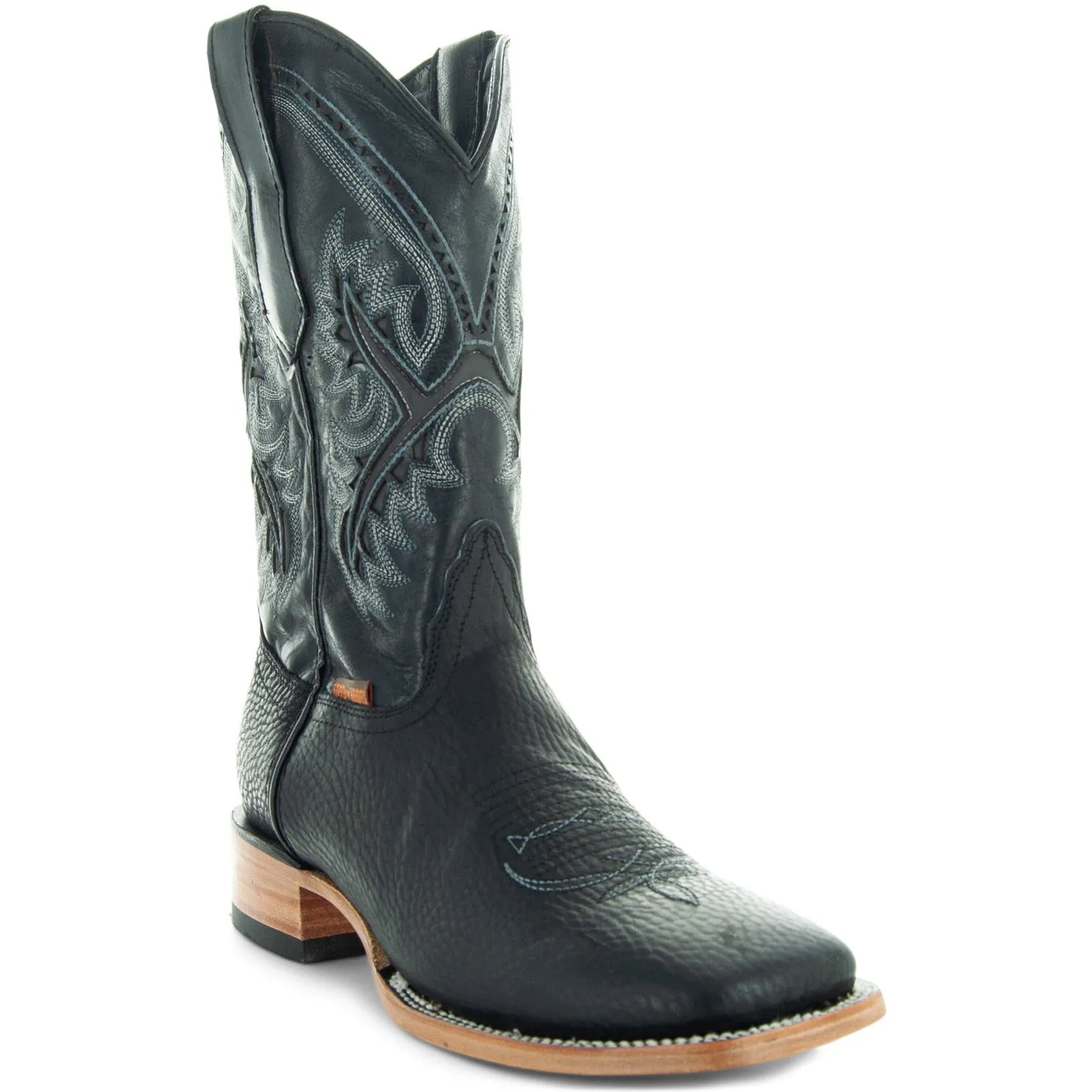 Soto Boots Men's Black Square Toe Cowboy Boots H50040