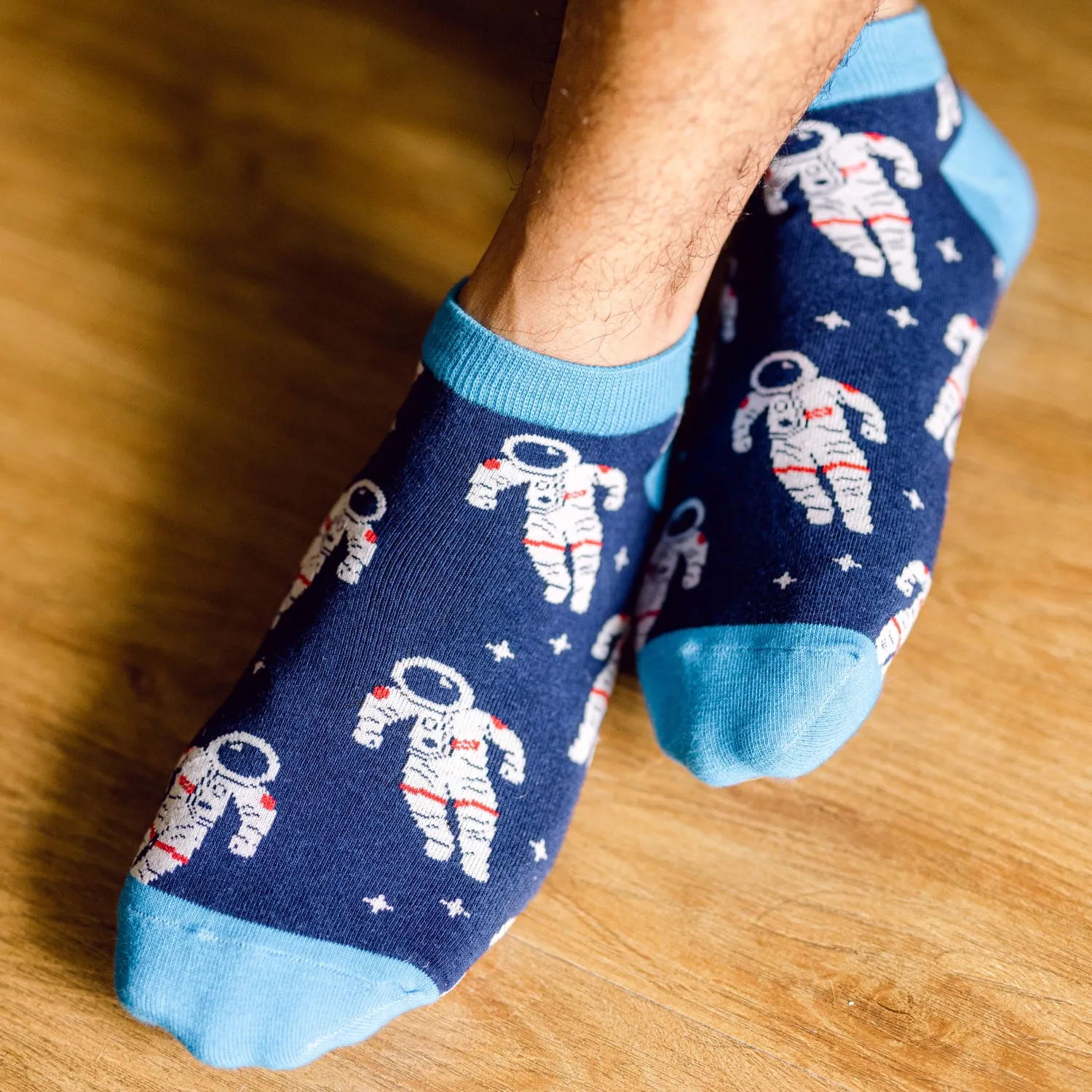 Space Cadet Printed Ankle Socks