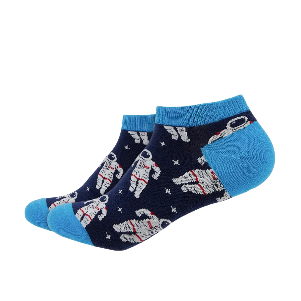 Space Cadet Printed Ankle Socks