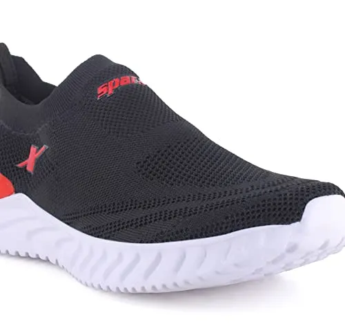 Sparx Mens  BlackRed Walking Shoe